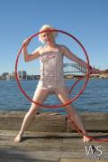 Hula Hooping at the Harbour!
