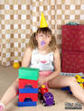 'Little Girl' Helena Plays in Nappies & Plastic Pants