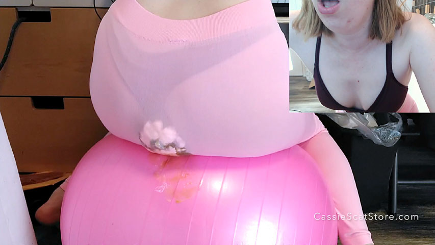 Anal Stuffing Balloon - Marshmallow Ass Stuffing On a Zoom Call