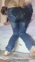 Bulging Blue Jeans