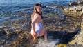 Panty Poop At The Beach