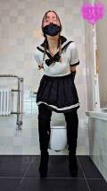 Tied Schoolgirl Blowout