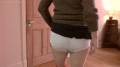 Pippa poops her white panties